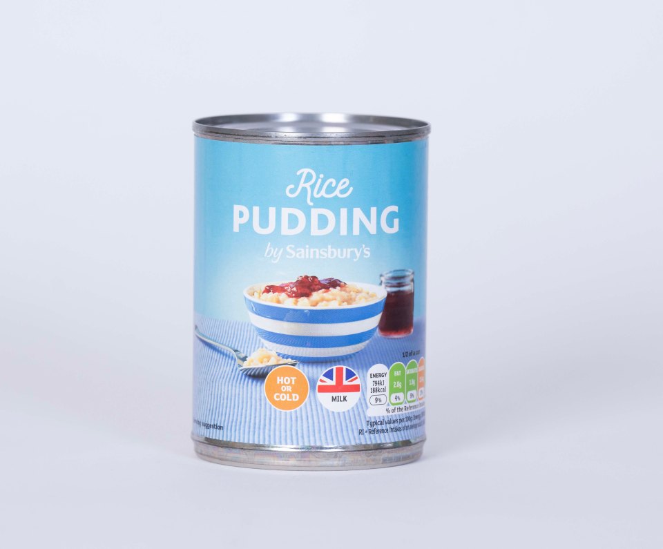 Rice Pudding Sainsbury’s was thick, creamy and very tasty and scored four out of five