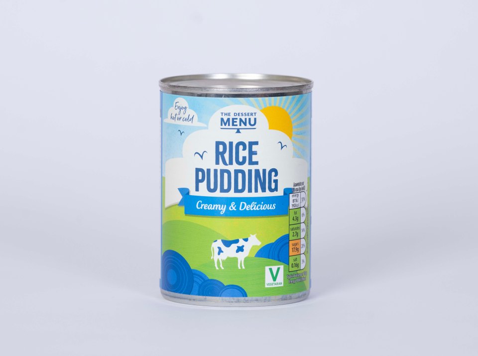 The Dessert Menu Rice Pudding from Aldi scored full marks