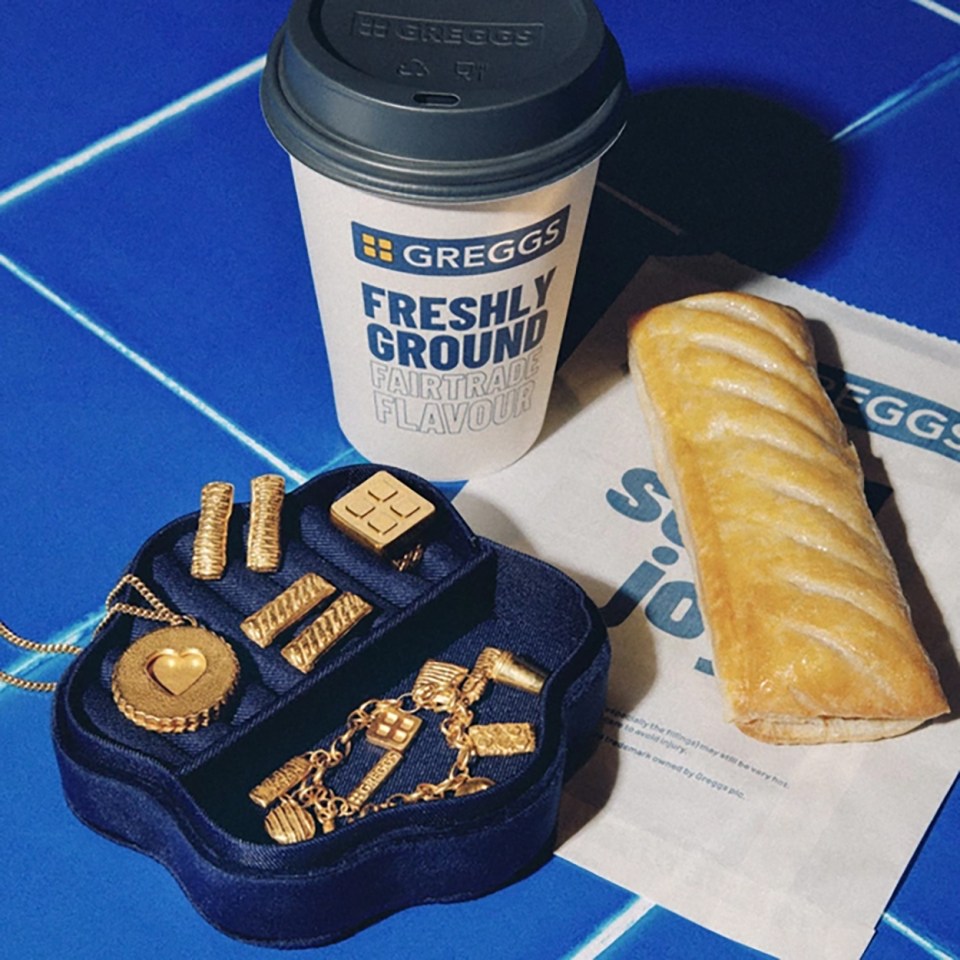 Celebs at the bash made a beeline for Greggs jewellery