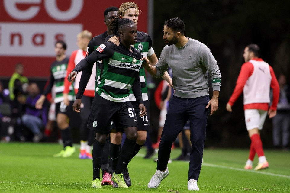 Ruben Amorim brought Quenda with the Sporting Lisbon senior pre-season squad before the teen became integral