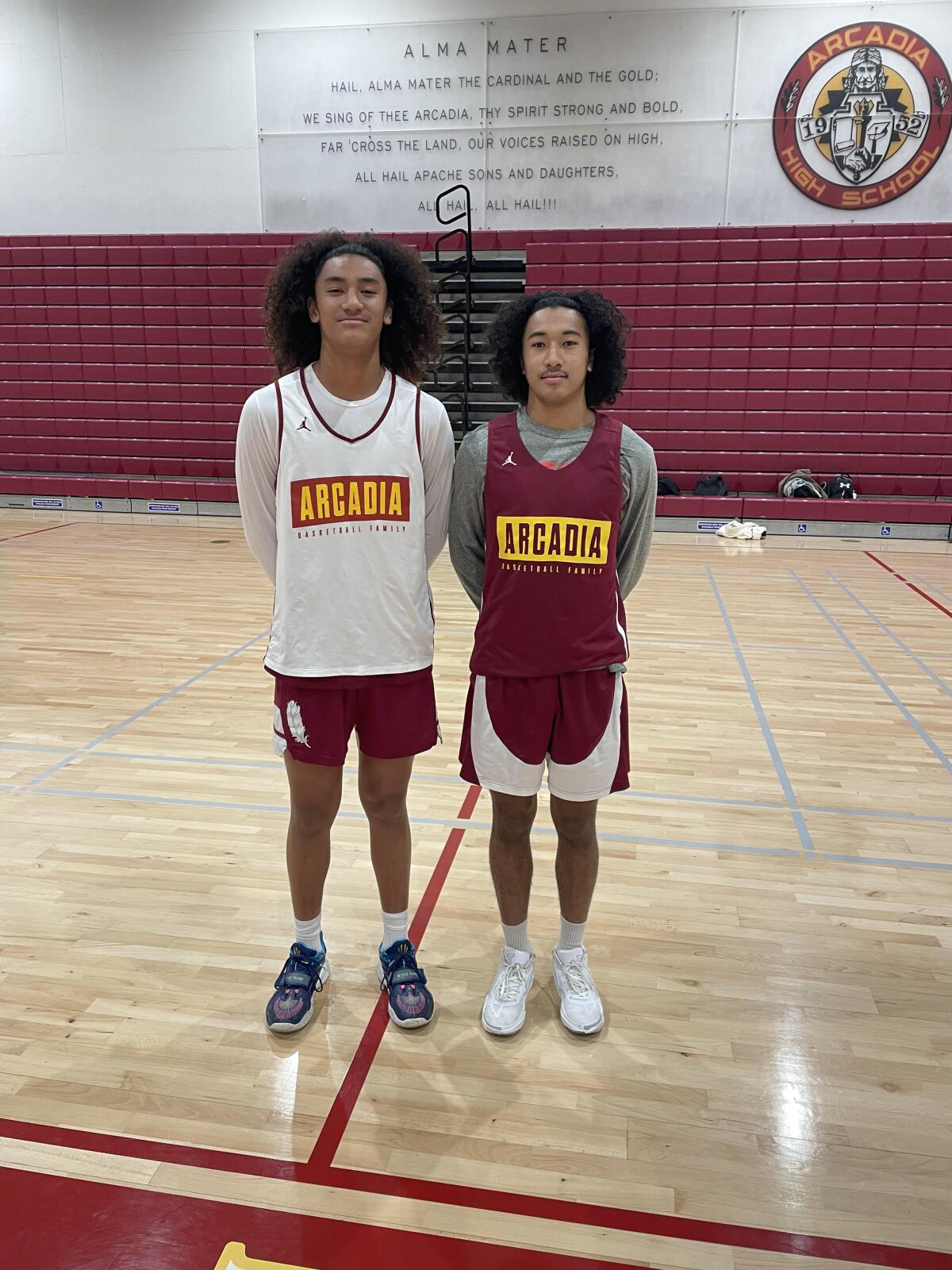 The Edwards brothers, Owen (left), a freshman, and Noa, a junior, are going to be Arcadia High standouts,