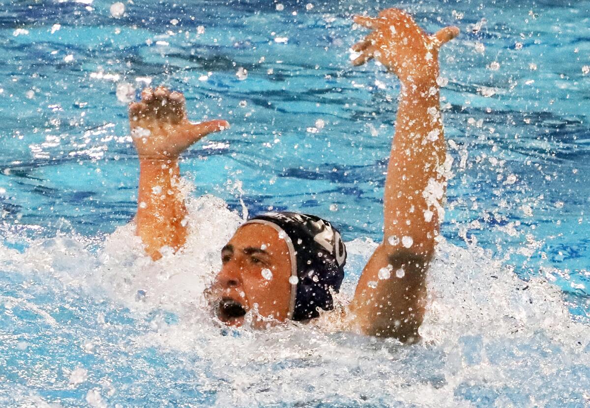 Newport Harbor's Lucca Van Der Woude (20).