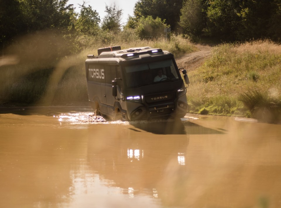 The mighty Torsus Praetorian can wade through deep flood water and climb the steepest mountains