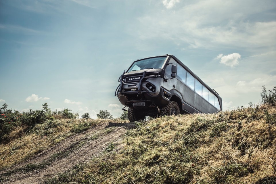 The all-terrain vehicle it is even used for trips to Mount Etna, Sicily, Italy