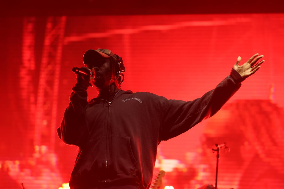 Blood Orange performs at Camp Flog Gnaw on Nov. 17, 2024 in Los Angeles.