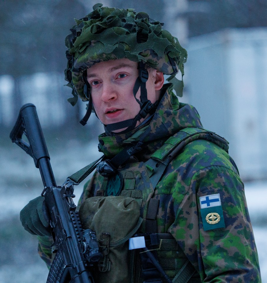 Finnish company commander Olli Taskinen warned 'if you sweat, you die' in the freezing conditions