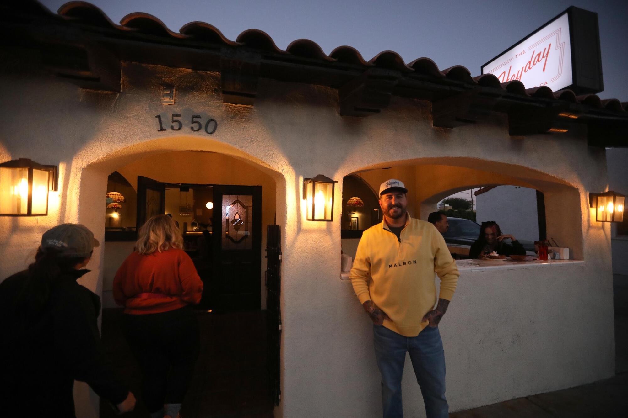 Brad Reihl co-owns the Heyday Restaurant with his wife, Crystal, in Palm Springs.