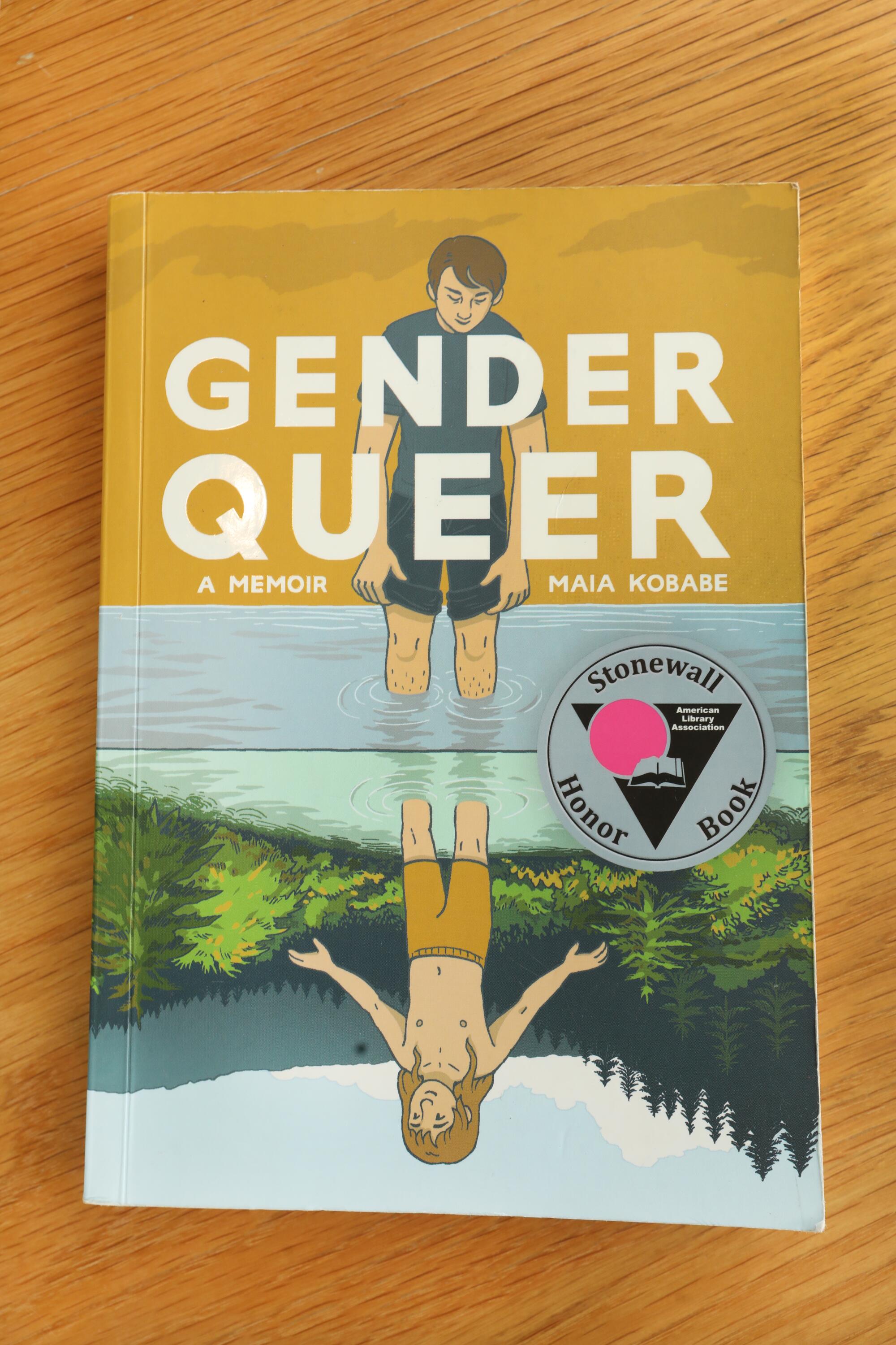 The cover of the book "Gender Queer"