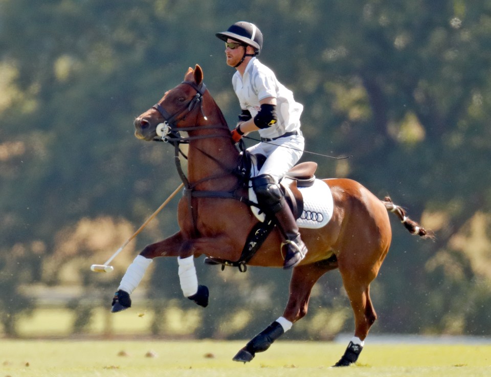 The duke took part in the Audi Polo Challenge at Coworth Park Polo Club on June 30, 2018 in Ascot, England