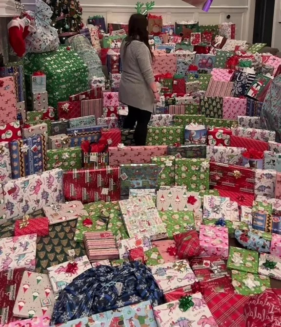 Many people were shocked at the volume of gifts