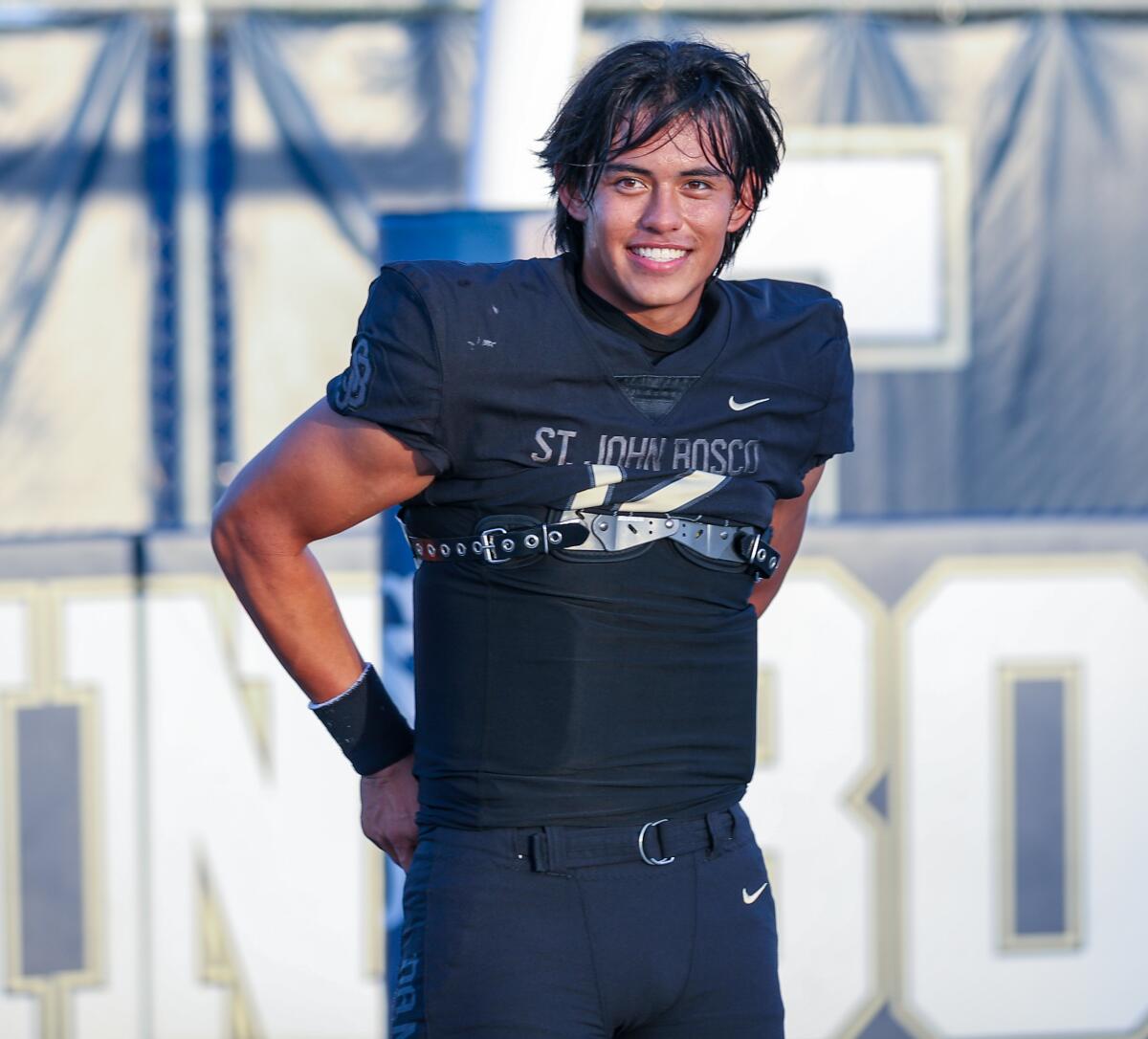 Quarterback Caleb Sanchez of St. John Bosco.