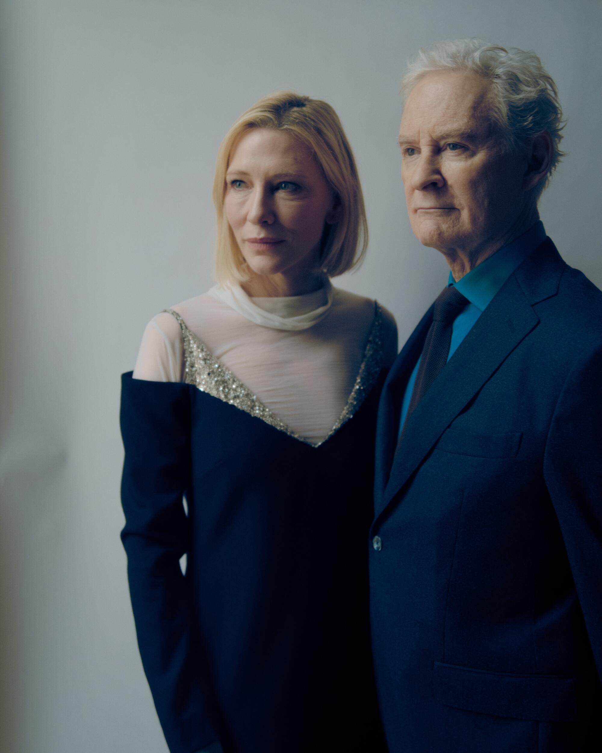  Cate Blanchett and Kevin Kline in London