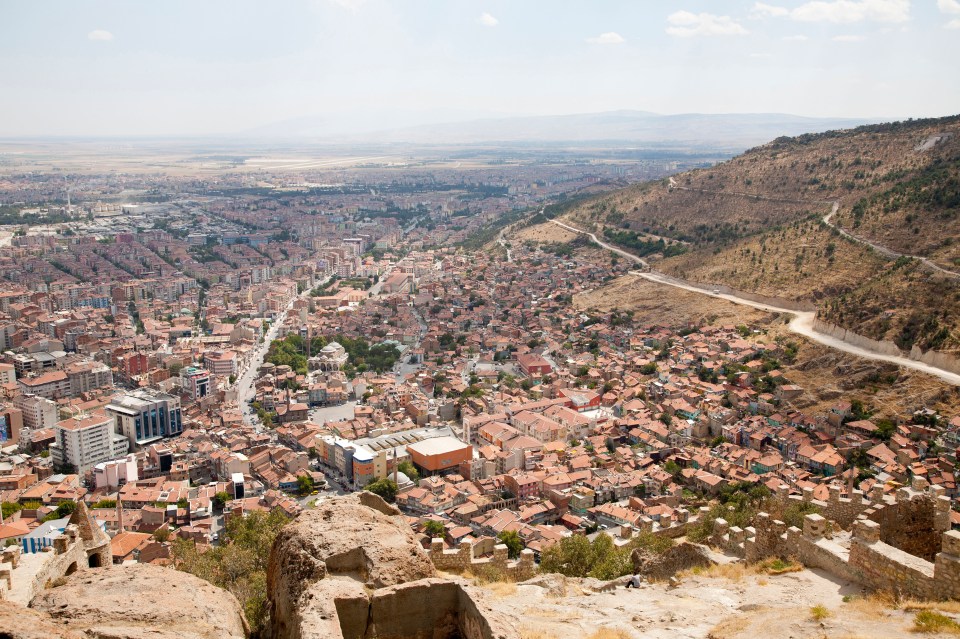 The Arslan Kaya is located in the Phrygian Highlands, a quiet region in western Anatolia, Turkey