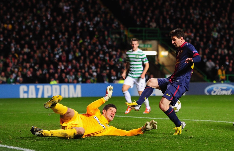 Lionel Messi hailed Forster for the best goalkeeper performance he's seen