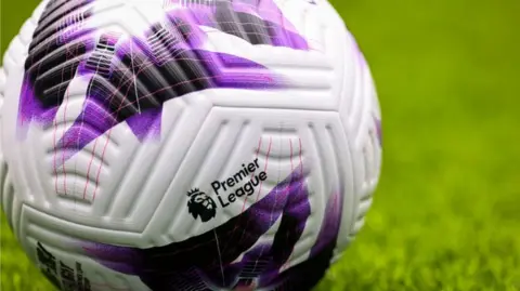 Getty Images A close up of a professional football.