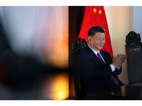 Xi Jinping appears at the Government Palace in Lima yesterday. Photographer: Manuel Orbegozo/Bloomberg