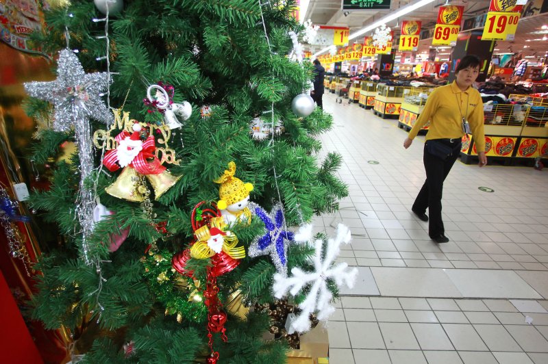 Retail analysts predict holiday spending will be up this year despite economic headwinds such as lingering price inflation for basic necessities that are pinching lower-income consumers. File Photo by Stephen Shaver/UPI