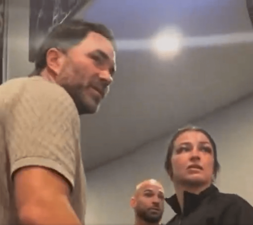 Eddie Hearn was initially refused entry into Katie Taylor's press conference