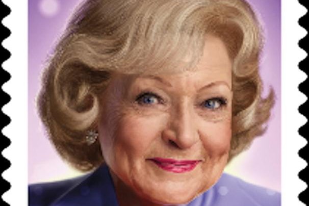 Actress Betty White will have her own stamp next year, the U.S. Postal Service said in a partial preview of 2025 postage. Photo courtesy of the U.S. Postal Service