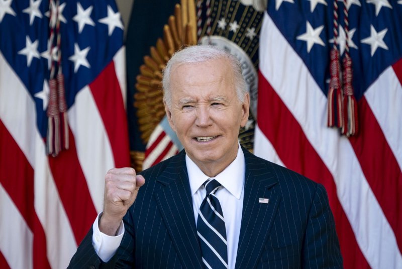 President Joe Biden addressed the nation Thursday from the White House vowing a peaceful transfer of power. He said he congratulated Donald Trump on winning the election and also spoke with Vice President Harris. Photo by Bonnie Cash/UPI