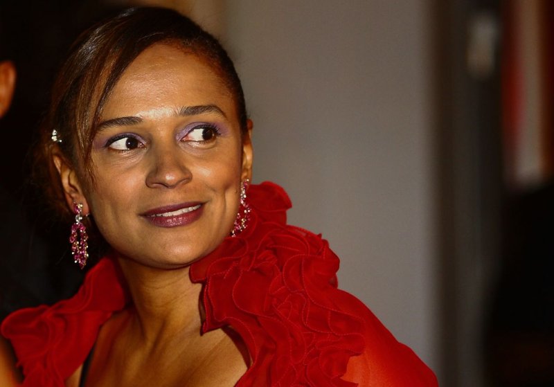 Isabel dos Santos, the daughter Angola's former president Jose Eduardo Van Dunem dos Santos, was sanctioned by Britain on Thursday. File Photo by Bruno Fonseca/EPA-EFE