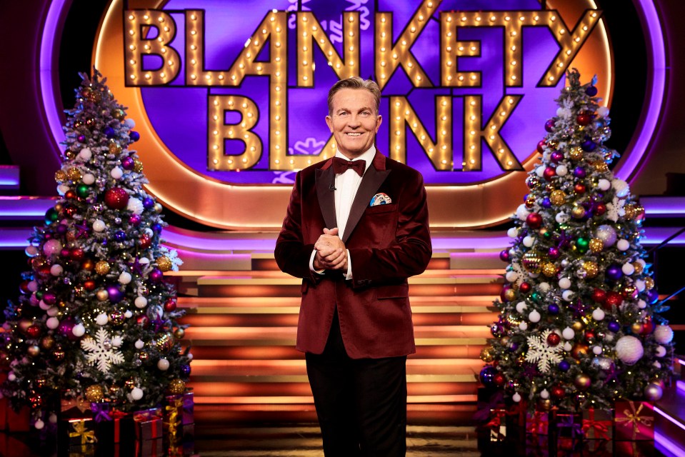 Bradley Walsh will have Jonathan Ross, Jane McDonald and The Vivienne round for Christmas on Blankety Blank