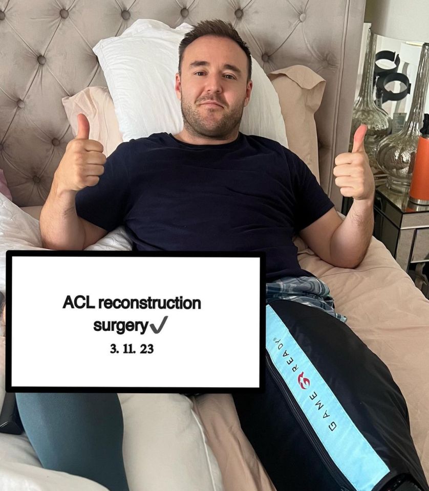 Alan Halsall's I'm A Celeb trials have been left hanging in the balance as he recovers from a recent injury