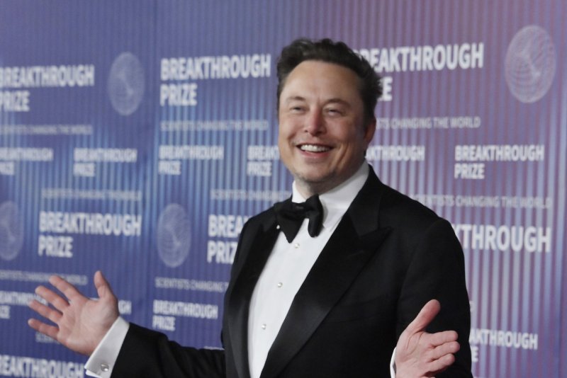 Elon Musk is now accusing ChatGPT maker OpenAI of colluding with Microsoft, in amended claims filed in an already-existing lawsuit, according to court documents. File Photo by Jim Ruymen/UPI