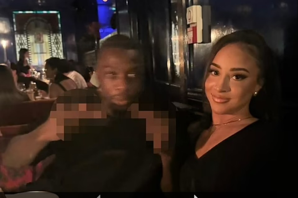 Nicolas Pepe was pictured out for dinner with adult film star Teanna Trump