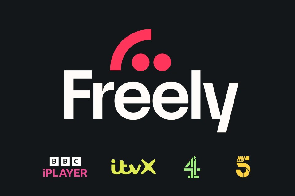 Freely is watched live over the internet, just like Netflix and Disney+