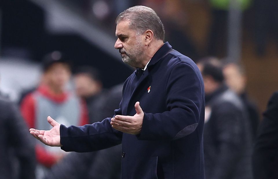 Ange Postecoglou watched on as his Spurs team were taught a lesson by Galatasaray