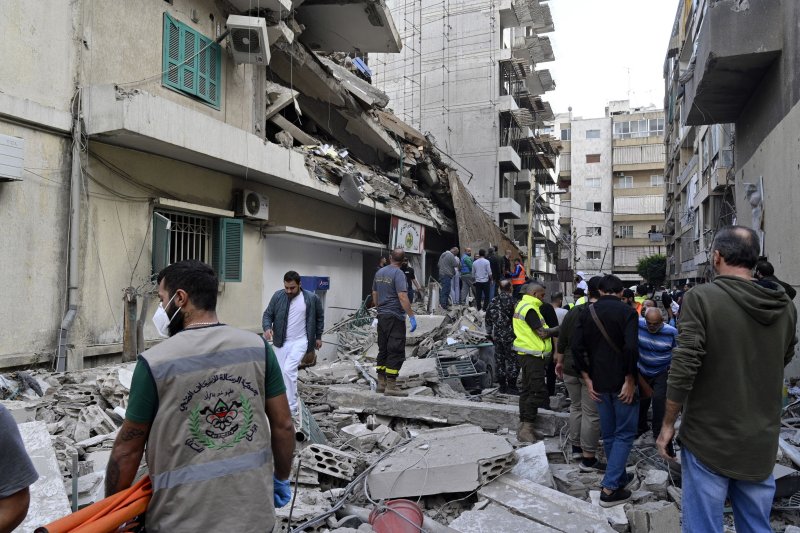 Mohammad Afif, the head of Hezbollah's media relations was killed in an Israeli strike that targeted a building in a densely-populated neighborhood in Beirut. Photo by Wael Hamzeh/EPA-EFE