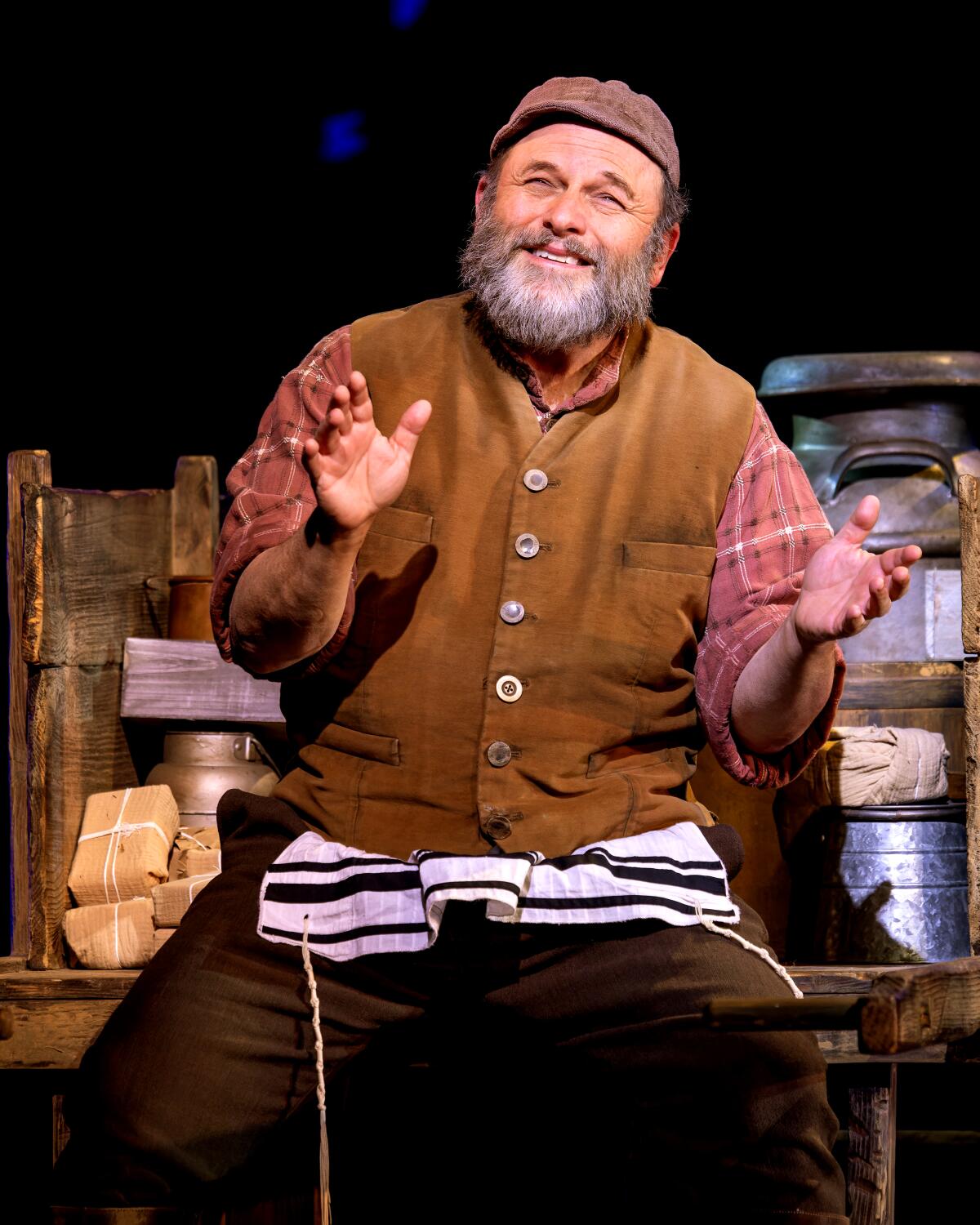 Jason Alexander in costume as Tevye in "Fiddler on the Roof"