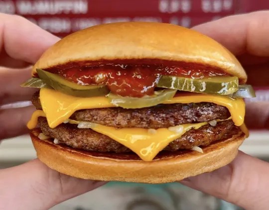 The new Chilli Double Cheeseburger