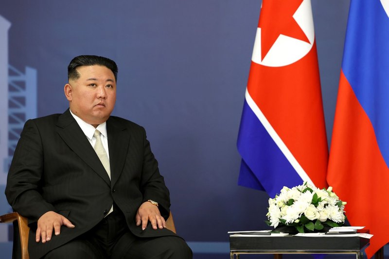 North Korean Leader Kim Jong Un met with the leader of a Russian delegation to discuss deepening economic and technology cooperation between the two countries, state media reported Tuesday. Ties have grown since a visit by Kim to Russia in June 2023, and Pyongyang has been sending weapons and troops to assist Moscow in its war against Ukraine. File Photo by Kremlin Pool/ UPI