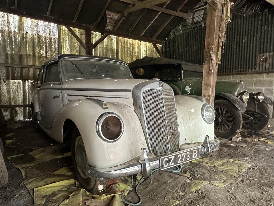 The Mercedes-Benz was once owned by a British spy