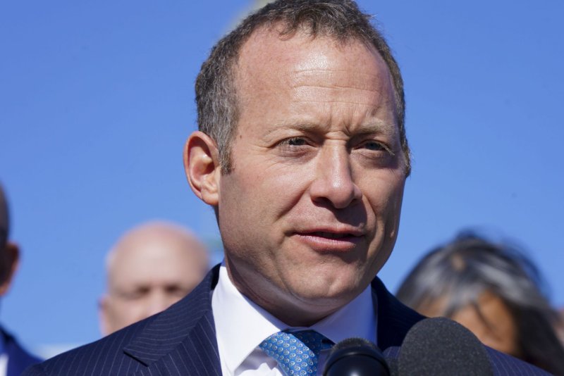 Rep. Josh Gottheimer, D-N.J., announced Friday he is launching a bid to succeed the term-limited Phil Murphy as governor of New Jersey. He kicked off his campaign at a diner in South Hackensack, N.J., promising lower taxes. File Photo by Leigh Vogel/UPI