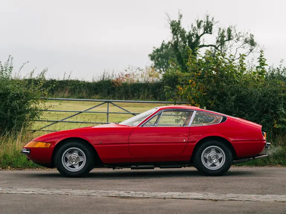 A 1971 Ferrari 365 GTB/4 Daytona Berlinetta is on sale for £450,000