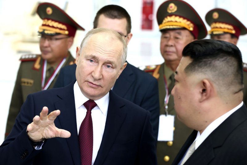 Russia warned Seoul against sending weapons to Ukraine, state-run media reported Sunday. South Korean President Yoon Suk Yeol has not ruled out lethal aid in response to North Korea sending troops to Russia. File Photo by Kremlin Pool/UPI