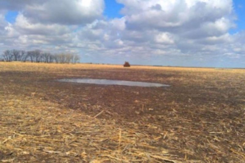 A disputed wetland on the South Dakota farm of Arlen Foster is shown in court documents as part of a case testing how much regulatory authority the Department of Agriculture has in the wake of this year's Supreme Court ruling striking down the "Chevron deference doctrine." Photo courtesy of the Pacific Legal Foundation