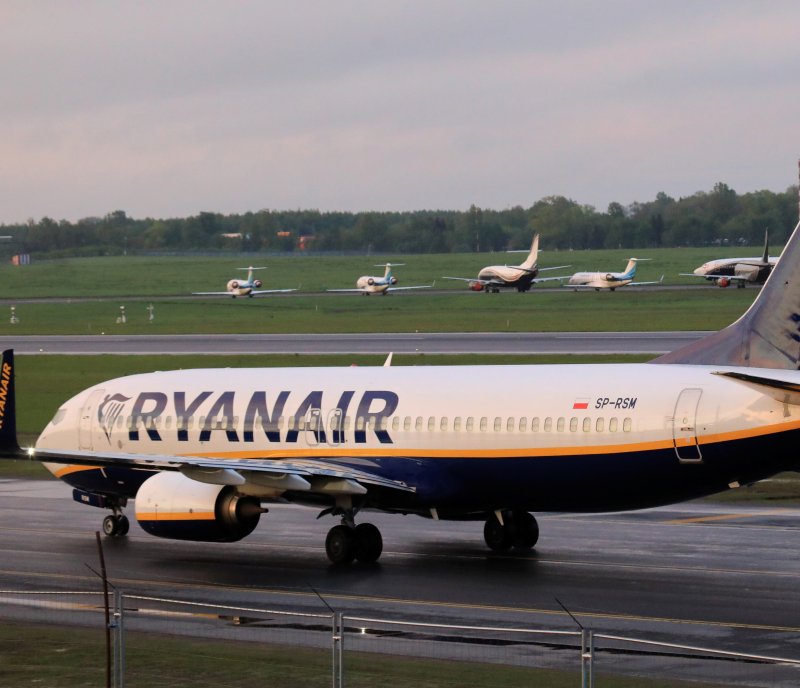 Spain's government said Friday five low-cost airlines have been fined $186.32 million for what Minister of Social Rights Pablo Bustinduy said were abusive practices like charging more for hand luggage or reserving adjacent seats to accompany dependent persons. Fined were Ryanair, Vueling, Easyjet, Norwegian and Volotea. File photo EPA-EFE/Stringer/UPI