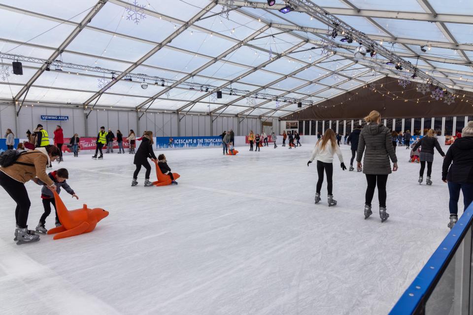 Icescape Tropicana is the largest undercover ice rink in the UK