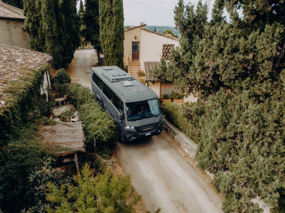 The world's toughest bus is designed to go off-road on the most dangerous terrain