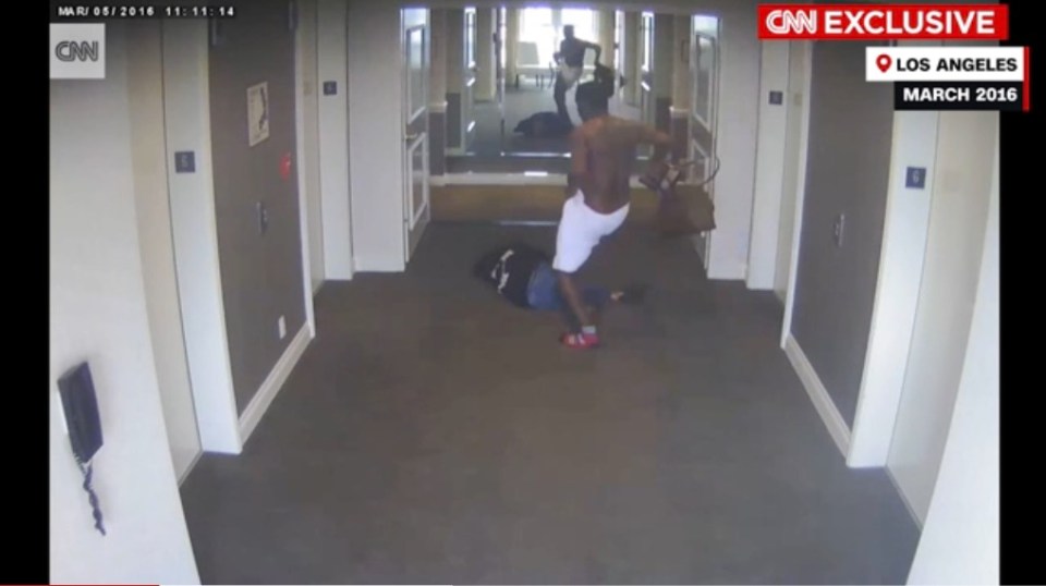 Surveillance video showed Combs repeatedly kicking Ventura as she lay on the floor