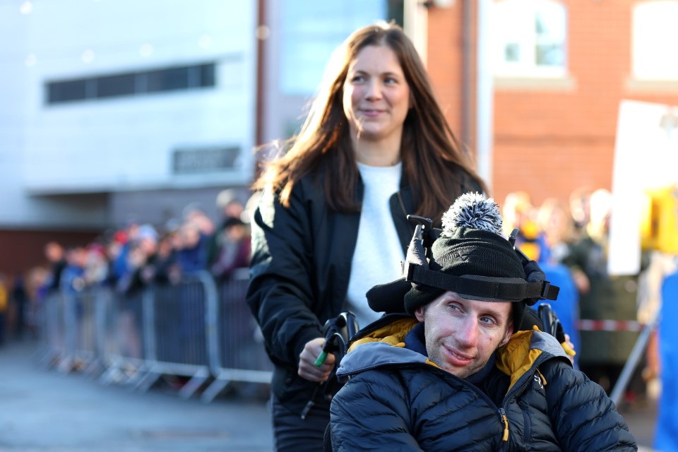 Sinfield has described Burrow's wife Lindsey as 'Superwoman'