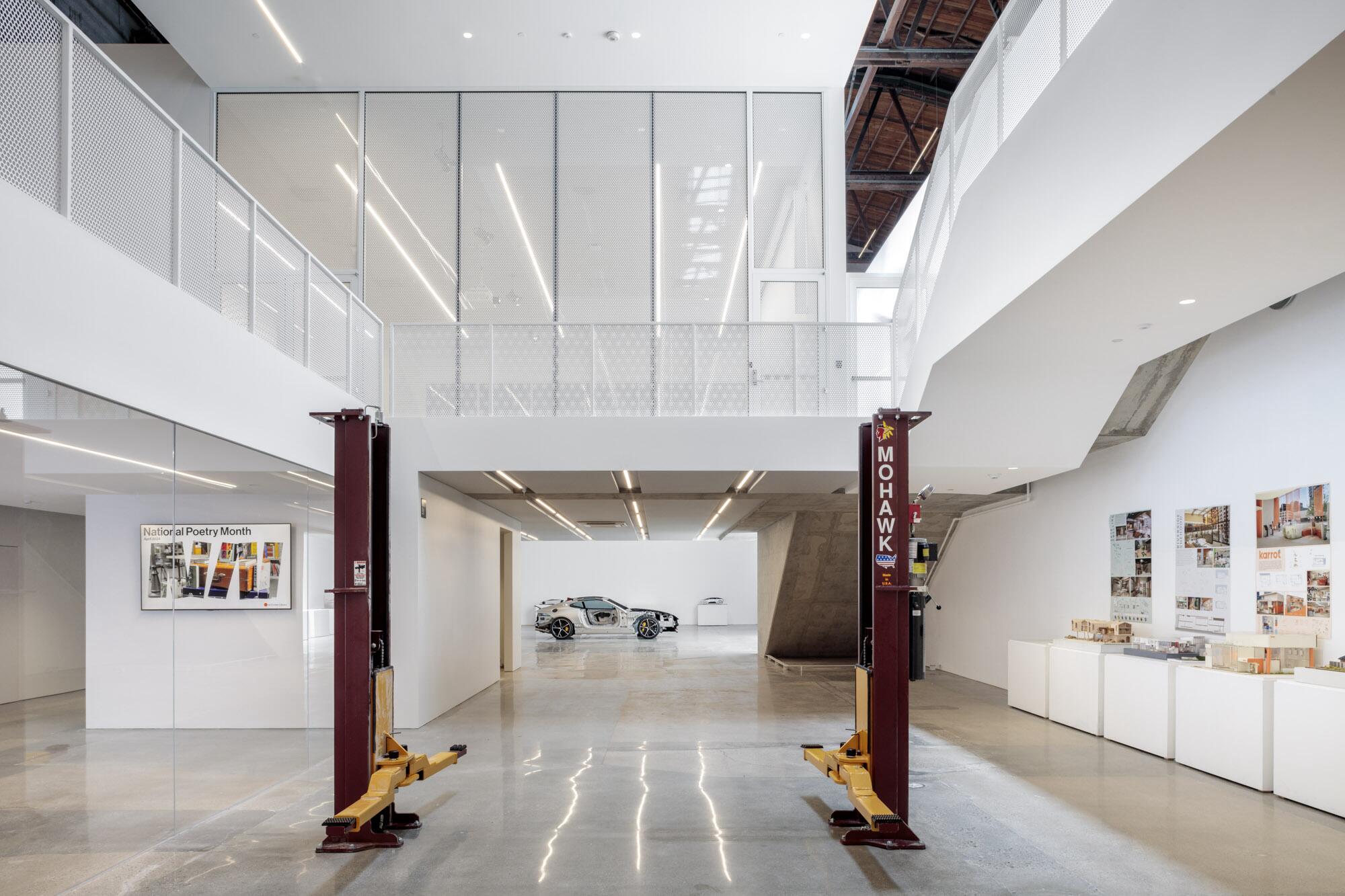 The Mullin Transportation Design Center at ArtCenter College of Design in Pasadena by Darin Johnston Architects.