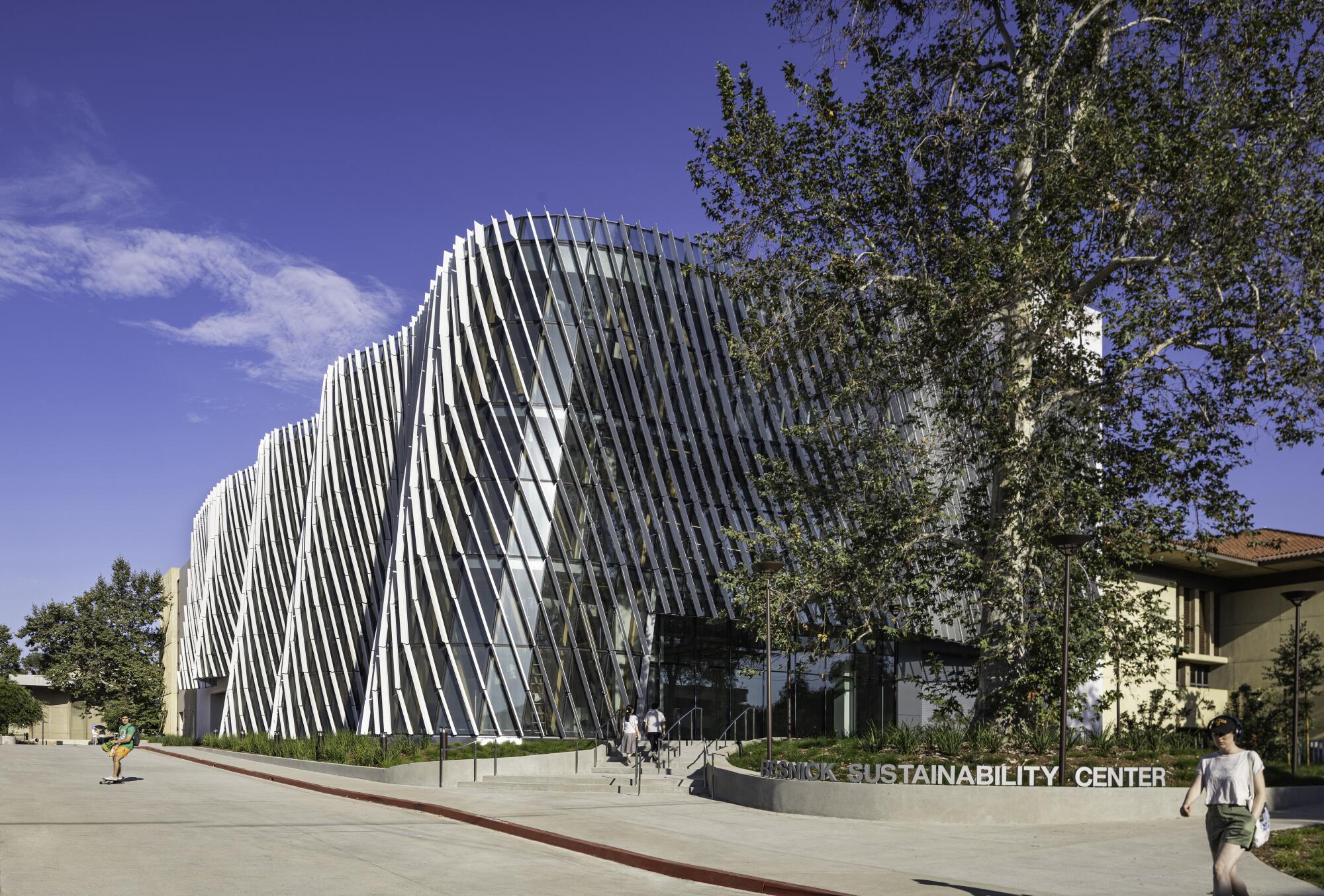 Yazdani Studio of CannonDesign designed the Resnick Sustainability Center at Caltech.