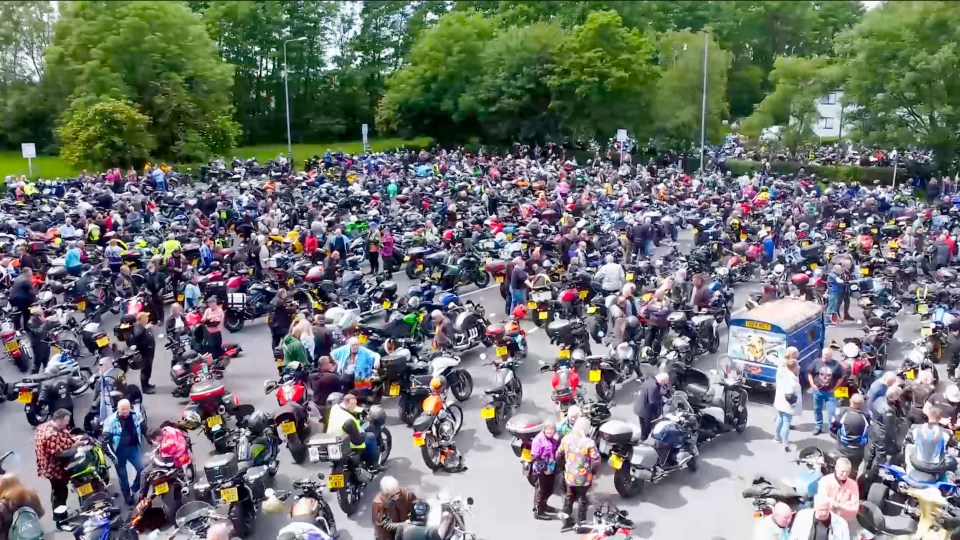 Thousands of bikers turned out for Dave Day