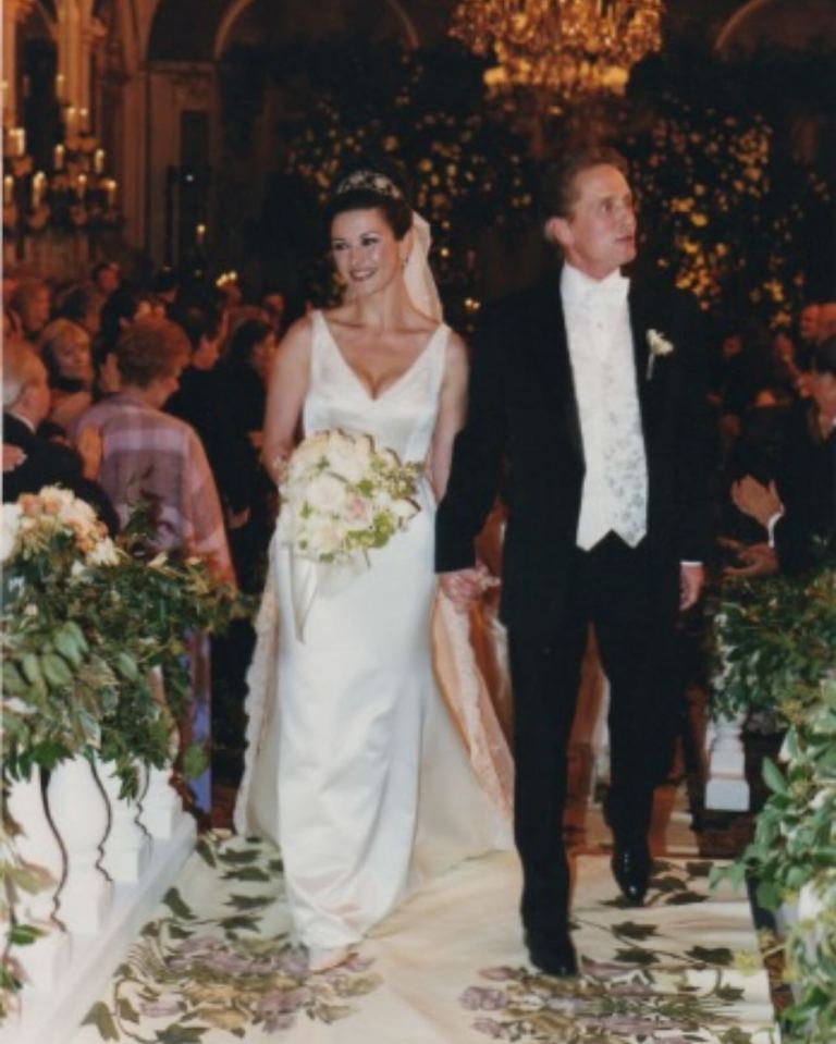 Catherine and Michael wed in 2000