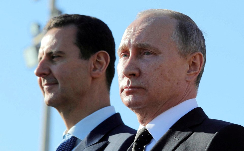 Vladimir Putin's ally Bashar al-Assad could be set to be toppled